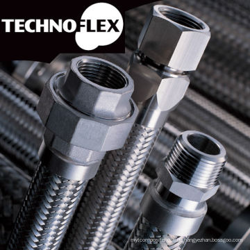 Flexibler Metallschlauch für Bau, Industrie und Technik. Hergestellt von Technoflex Corporation. Hergestellt in Japan